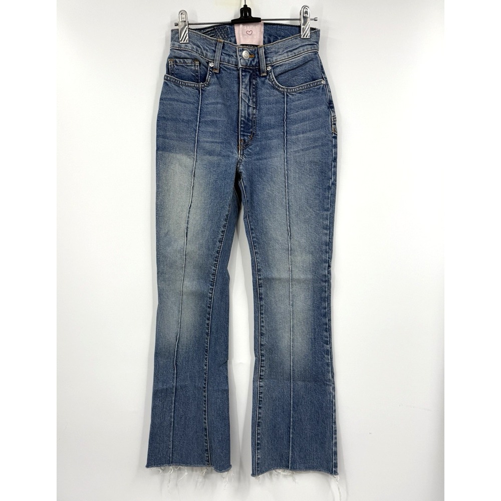 Revice Jean Women 25 Blue Wash Denim Venus Start Crop Preppy Retro‎ Festival